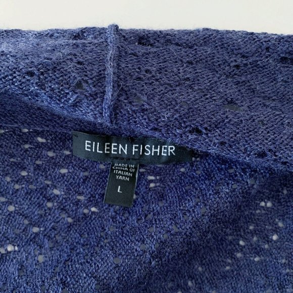 Eileen Fisher Merino Wool Cardigan Sweater - Picture 6 of 9
